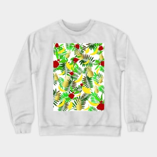 TROPICAL Paradise With Fruit Crewneck Sweatshirt